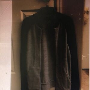 Men's Gray and Black Sweater